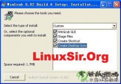 用WinGrub来引导Linux安装Fedora 4.0