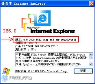 查看IE浏览器版本