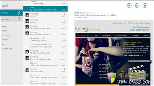 秒杀众邮箱 图文详解Win 8 Mail应用  