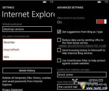 简讯：Windows Phone 8 IE10界面改动预览