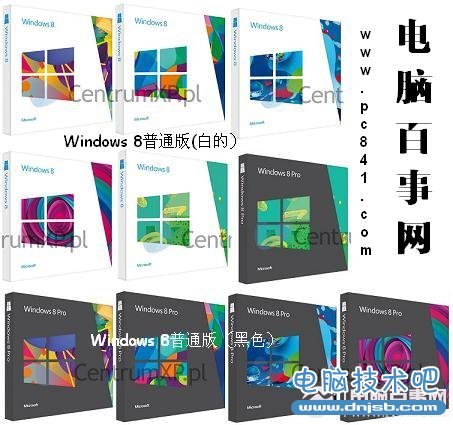 Windows 8装盒普通版与专业版