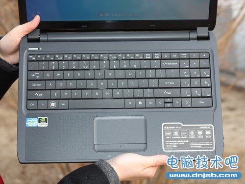 优雅 A560P黑色 键盘面图 