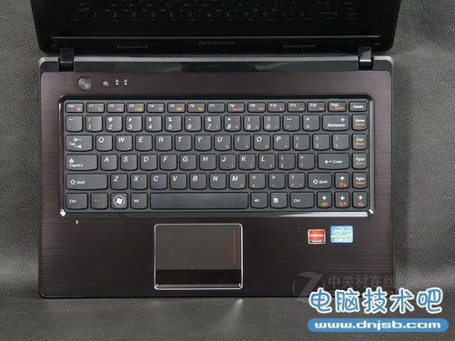 联想 G470棕色 键盘面图 