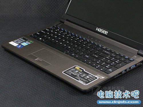 神舟 K590S灰色 键盘面图 