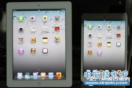 iPad3与iPad mini屏幕界面对比