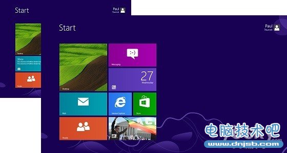 从Blue看Windows 8新功能：开始屏幕也能同步