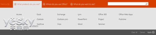 微软Office官方博客网站改版 方便搜索更简洁
