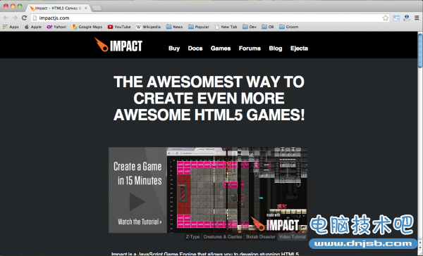 Best HTML5 and Javascript game engine library - impactjs