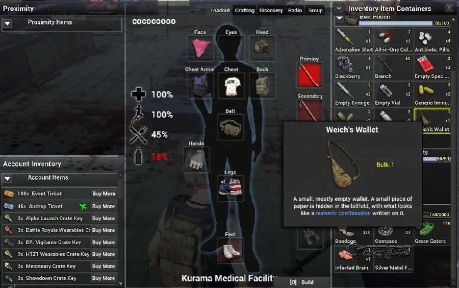 H1Z1隐藏任务探索KURAMA医院隐藏任务之二