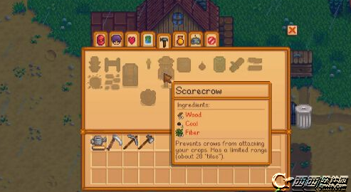 星露谷物语stardew valley怎么做 稻草人制作方法