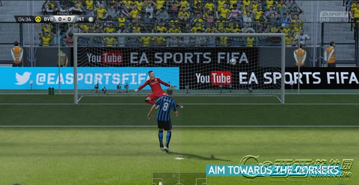 FIFA16点球怎么踢 点球射门控制方法技巧