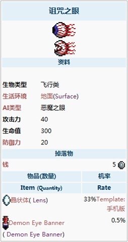 泰拉瑞亚1.3诅咒之眼厉害吗 诅咒之眼属性详解