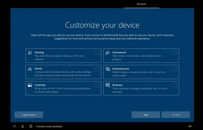 Windows 10将具有一个新的安装菜单。发生了什么变化？