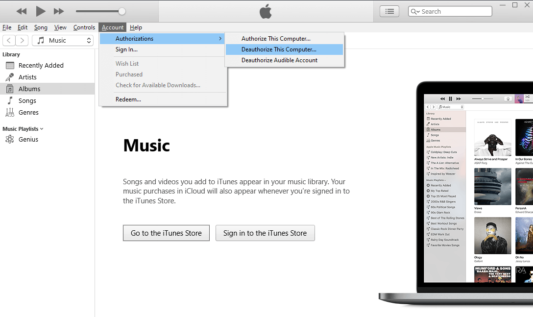 如何在iTunes上授权计算机