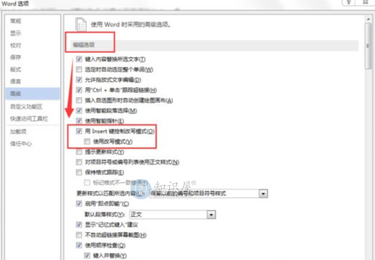 win10系统word打字会覆盖后面的字怎么办(6)