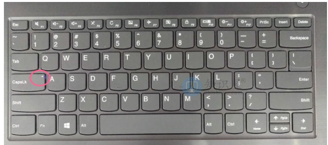 如何判断在键盘没有指示灯情况下字母大小写状态
